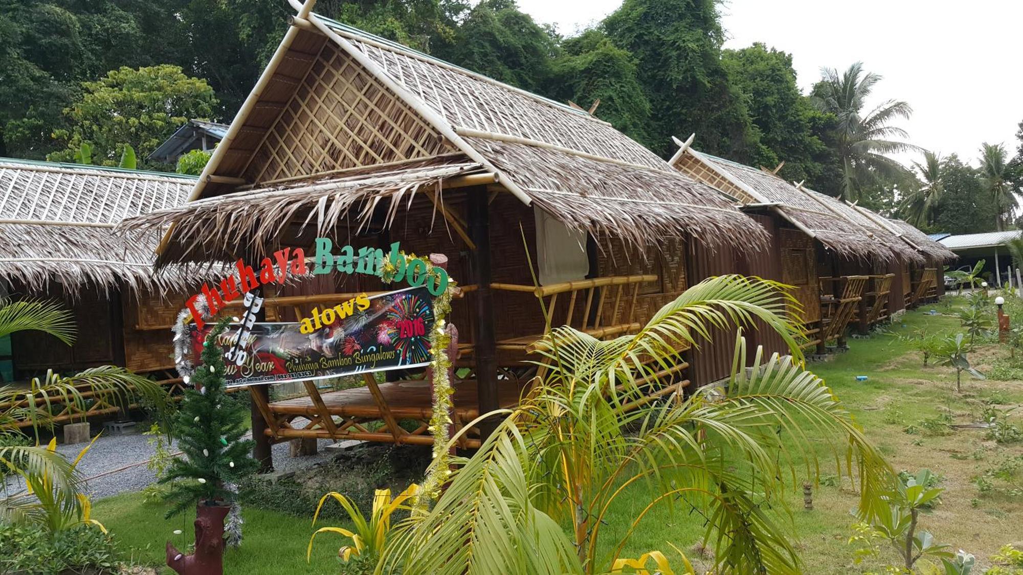 Phuhaya Bamboo Bungalows Ко-Ланта Екстер'єр фото